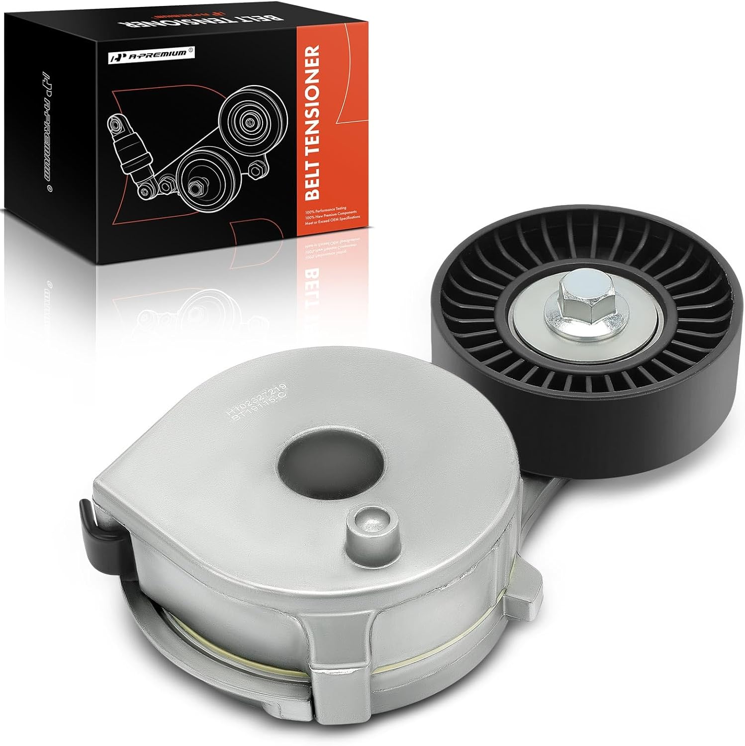 A-Premium Drive Belt Tensioner and Pulley Assembly (2.2L, Pickup) Compatible with Chevrolet S10 Pickup 1998-2003 & GMC Sonoma 1998-2003 & Isuzu Hombre 1998-2000, Replace# 24576073, 8245760730