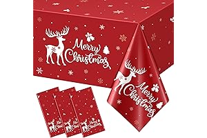 Merry Christmas Party Tablecloths Decorations