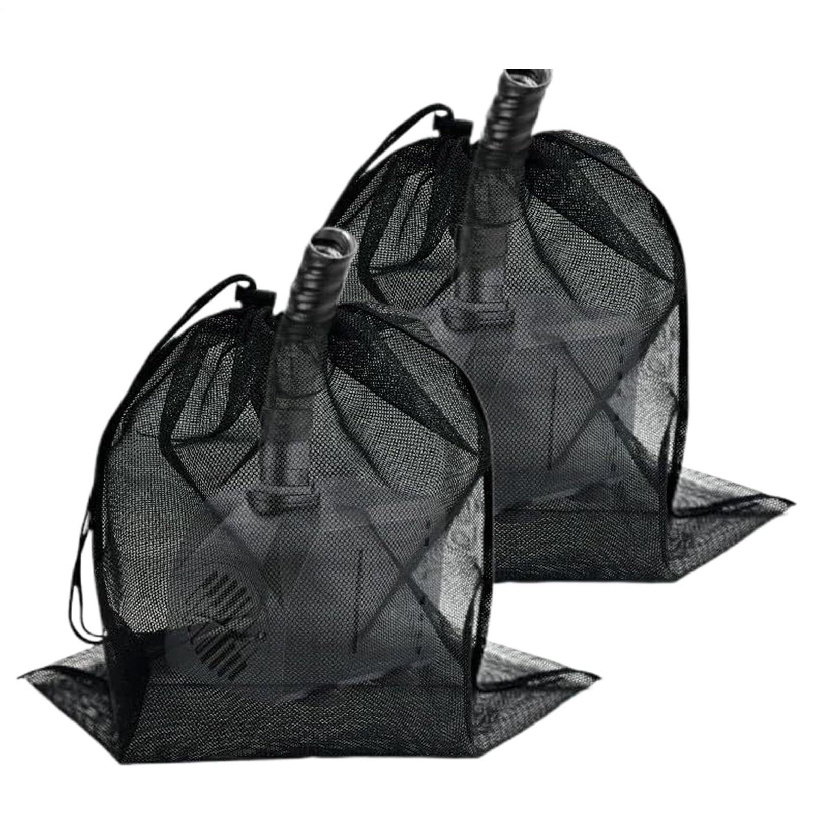 Sacca Filtro Pompa Acqua - Sacchetto Barriera Retinato Per Pompa Filtro Laghetto 2 Pezzi | Copertura Protettiva Elastica Impermeabile per Giardino