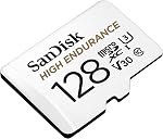 SanDisk 128GB High Endurance Video microSDXC Card with Adapter for Dash cam- C10, U3,V30,4K UHD,Micro SD Card-SDSQQNR-128G-GN6IA