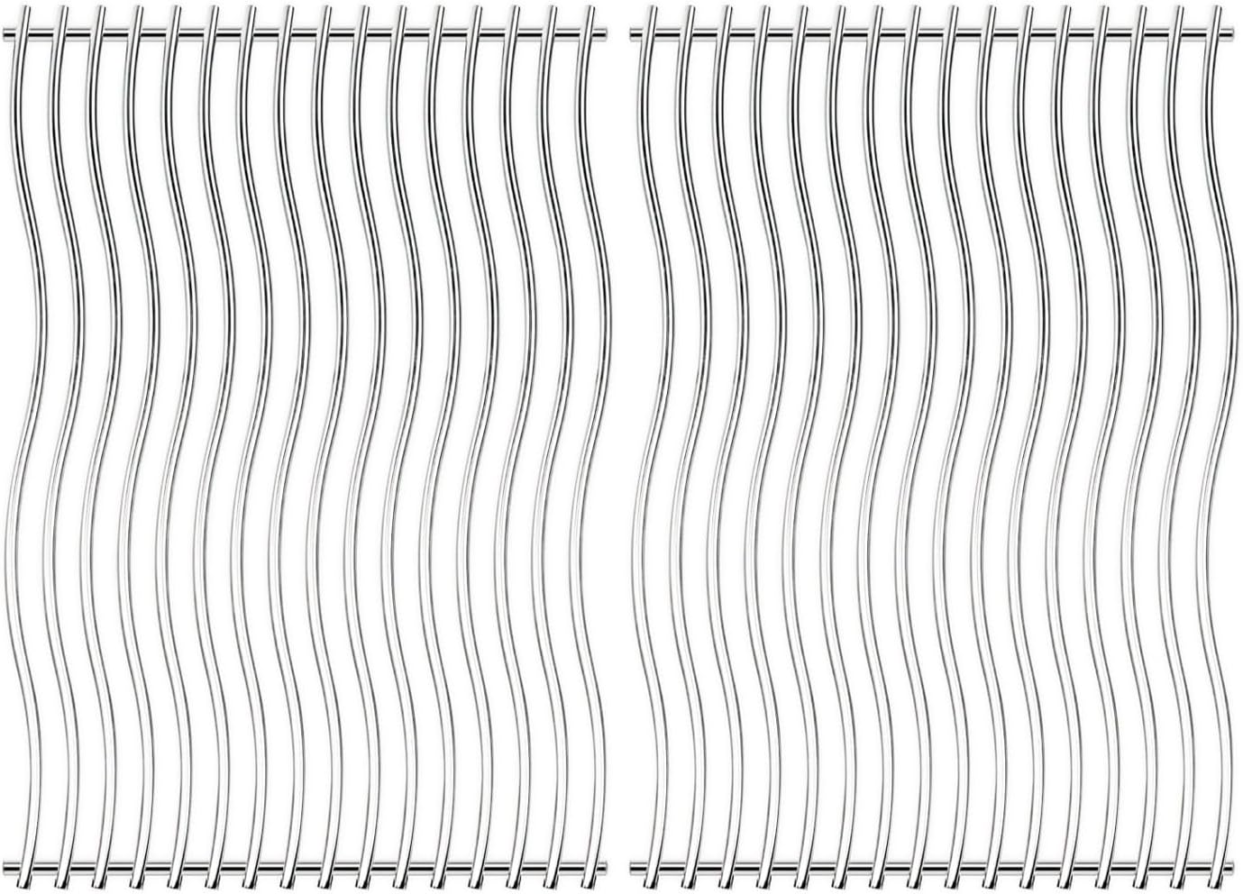 S8C013 (2-Pack) 17 3/4" Stainless Steel Solid Rod Cooking Grids Replacement for Napoleon Rogue 425 Grills