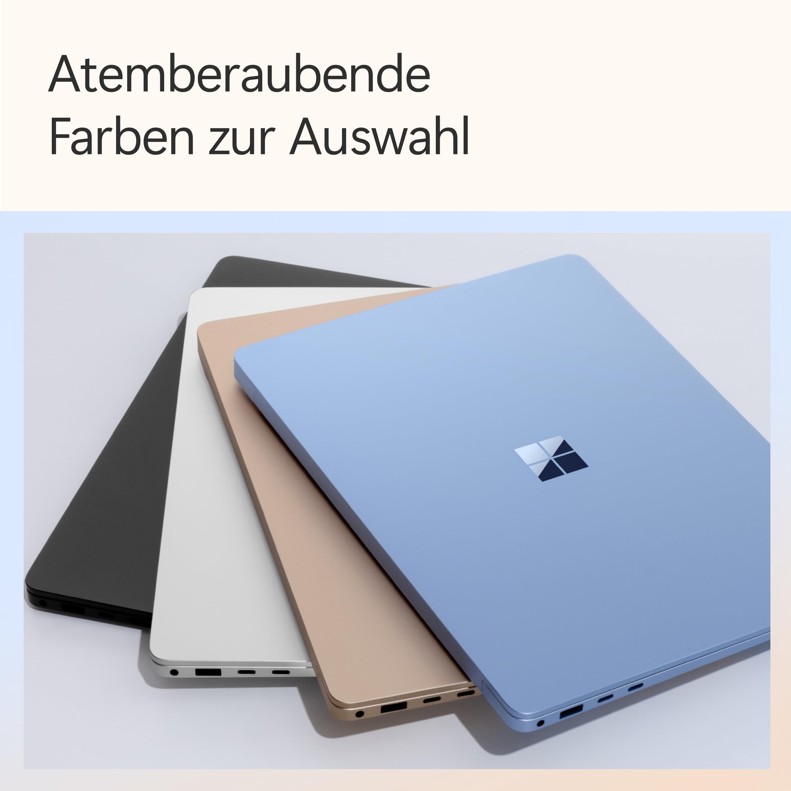Microsoft Surface Laptop 13.8" Touchscreen Snapdragon X Elite 16GB RAM 512GB SSD Schwarz QWERTZ