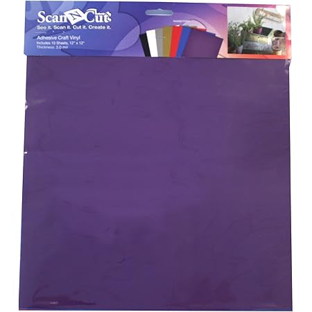 Amazon.com: Brother ScanNCut DX CAVINYLMP Adhesive Craft Vinyl ...