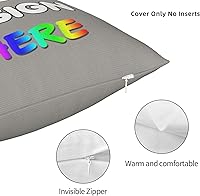 Vista 167 de Funda de almohada personalizada con nombre de texto fotográfico, funda de almohada impresa de dos lados para cumpleaños, Navidad, aniversario