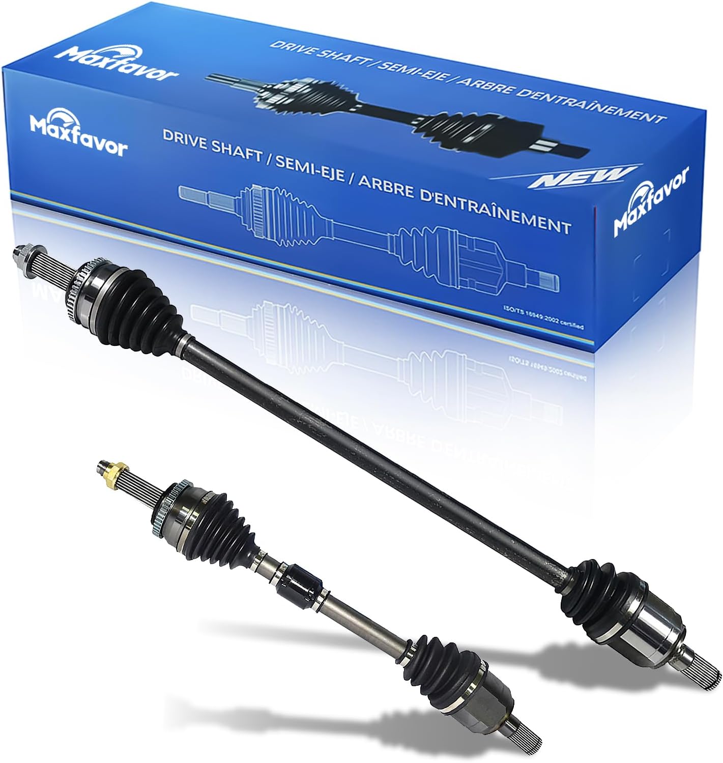 Maxfavor CV Axle Shaft Assembly for 2011–2013 Kia Forte / Forte Koup