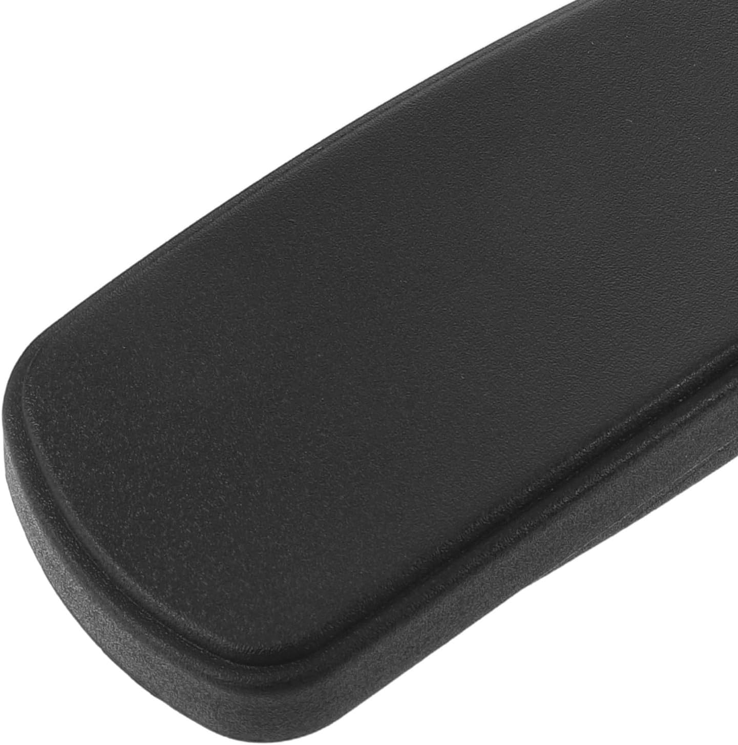 2pcs Black PU Leather Office Chair Armrest Covers for Desk Chairs