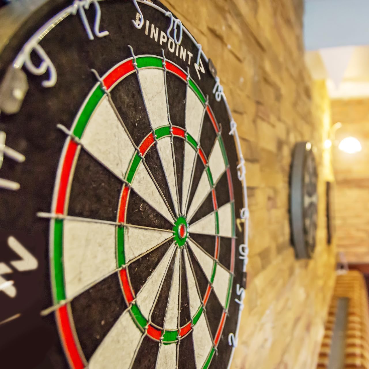 Pinpoint Classic Tour Beginner Dartboard - Training Darts Board for Bar Games | Games Room Accessories | Dart Board with Dartboard Surround or Dartboard Stand