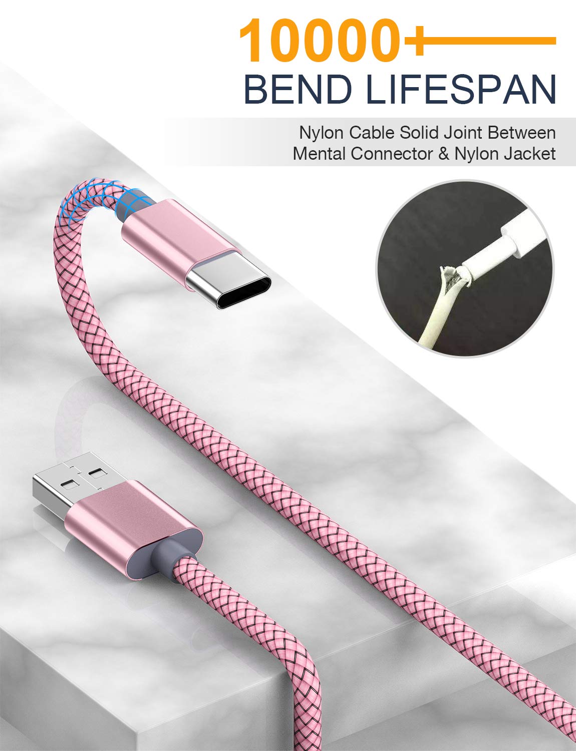 OULUOQI USB Type C Cable