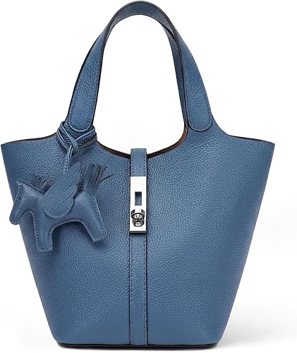 Miniatura 25 de Bolso de mano para mujer, de piel vegana, bolso de mano con asa superior, bolso de hombro con bolso pequeño desmontable