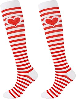 Junely Compression Socks for Women Knee High for Running Athletic Nurses Pregnant Women Work Support Travel Flight Sports