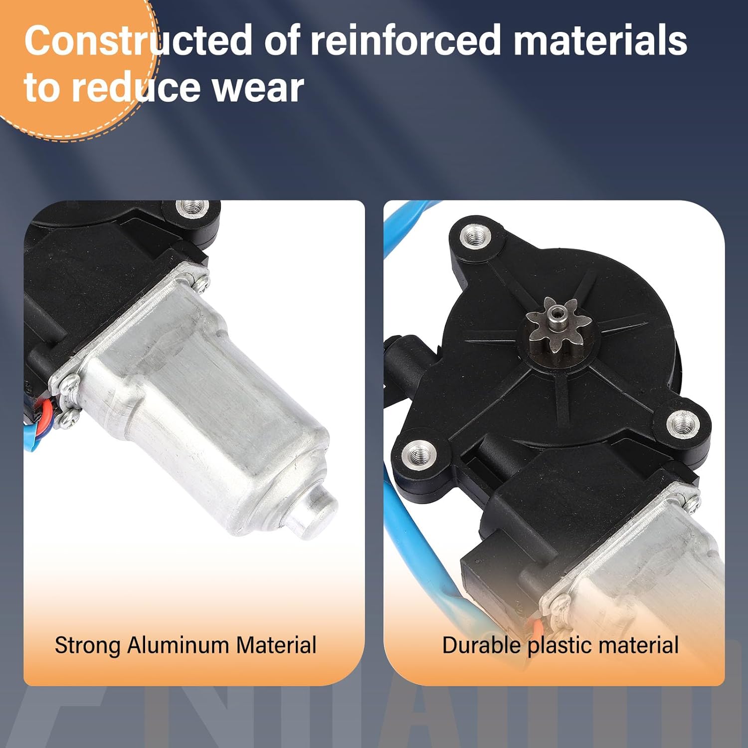 FINDAUTO Front Right or Rear Left Side Power Window Lift Motor Fit for 1994-2001 for Acura Integra,1997-2001 for Honda CR-V,1997-2001 for Honda Prelude OE Number 742-849
