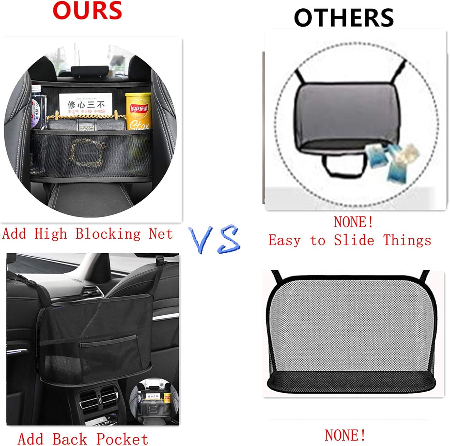 Handbag Between Barrier Backseat Upgraded Image