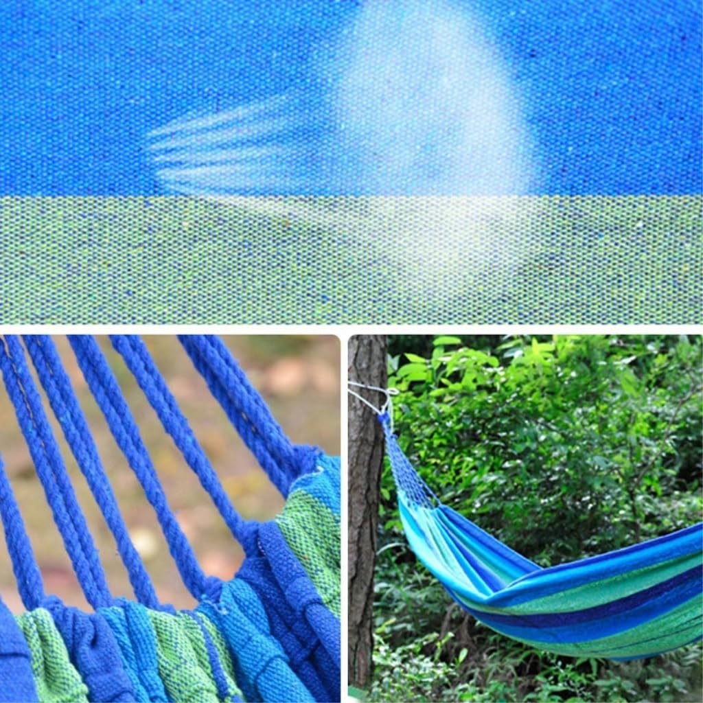 Hammock Canvas Hammock Outdoor Swing Outdoor Camping Anti-Rollover Hanging Chair Dormitory Indoor Camping Picnic Hammocks for Outside