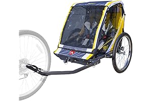 Allen Sports Deluxe Steel Child Trailer: The Ultimate 2-in-1 Dog Bike Trailer...
