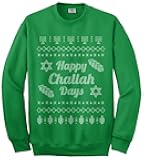 Threadrock Happy Challah Days Ugly Sweater Unisex Sweatshirt