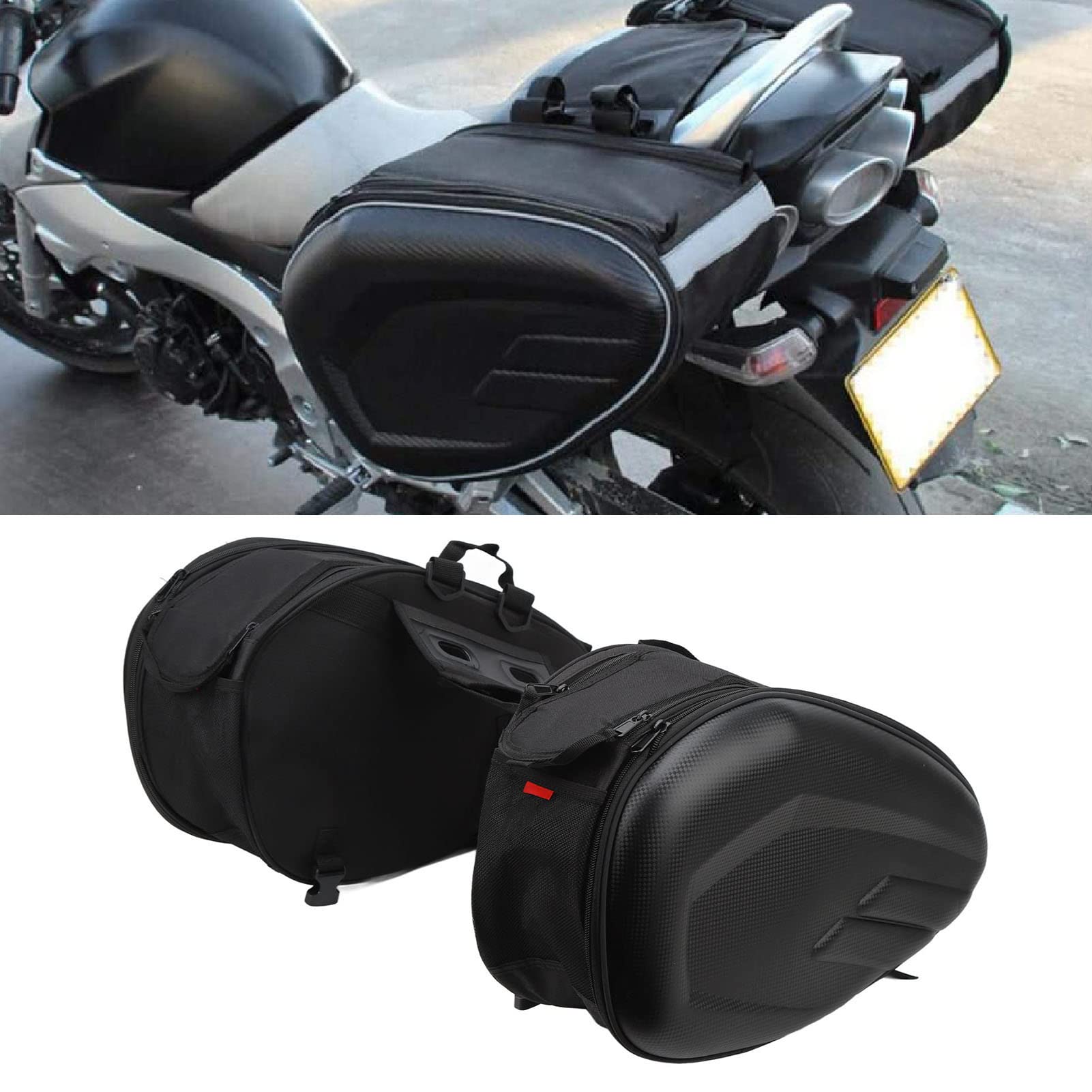 Alforjas de Motocicleta Extensibles Impermeables para Moto Deportiva