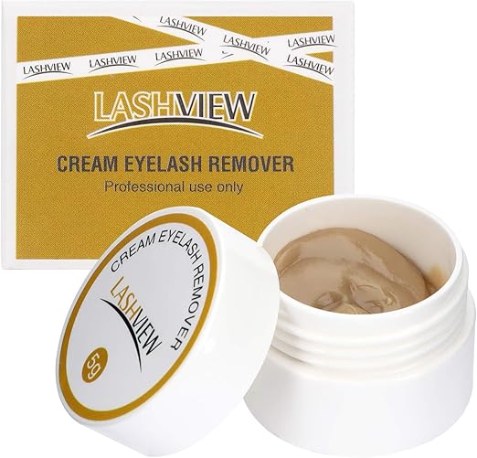 LASHVIEW Eyelash Extension Remover Cream,Powerful Removal, Lash