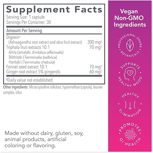 Miniatura 6 de Biocidin Motility Assist - Suplemento y activador de la motilidad intestinal - Fórmula de regularidad para la salud intestinal con digexina - No