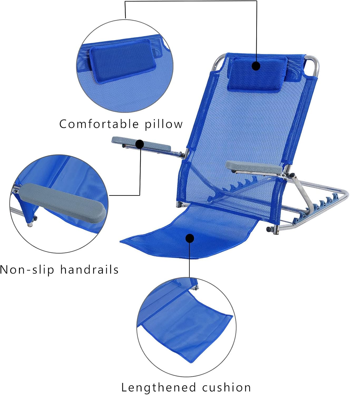 ベッドの上に置く座椅子のおすすめ人気ランキング【2026年1月】 | マイベスト ベッドバックレストサポートプロフェッショナルビーチトラベルバックレストアームレスト、座って、またはベッド用の高齢者のリクライニング位