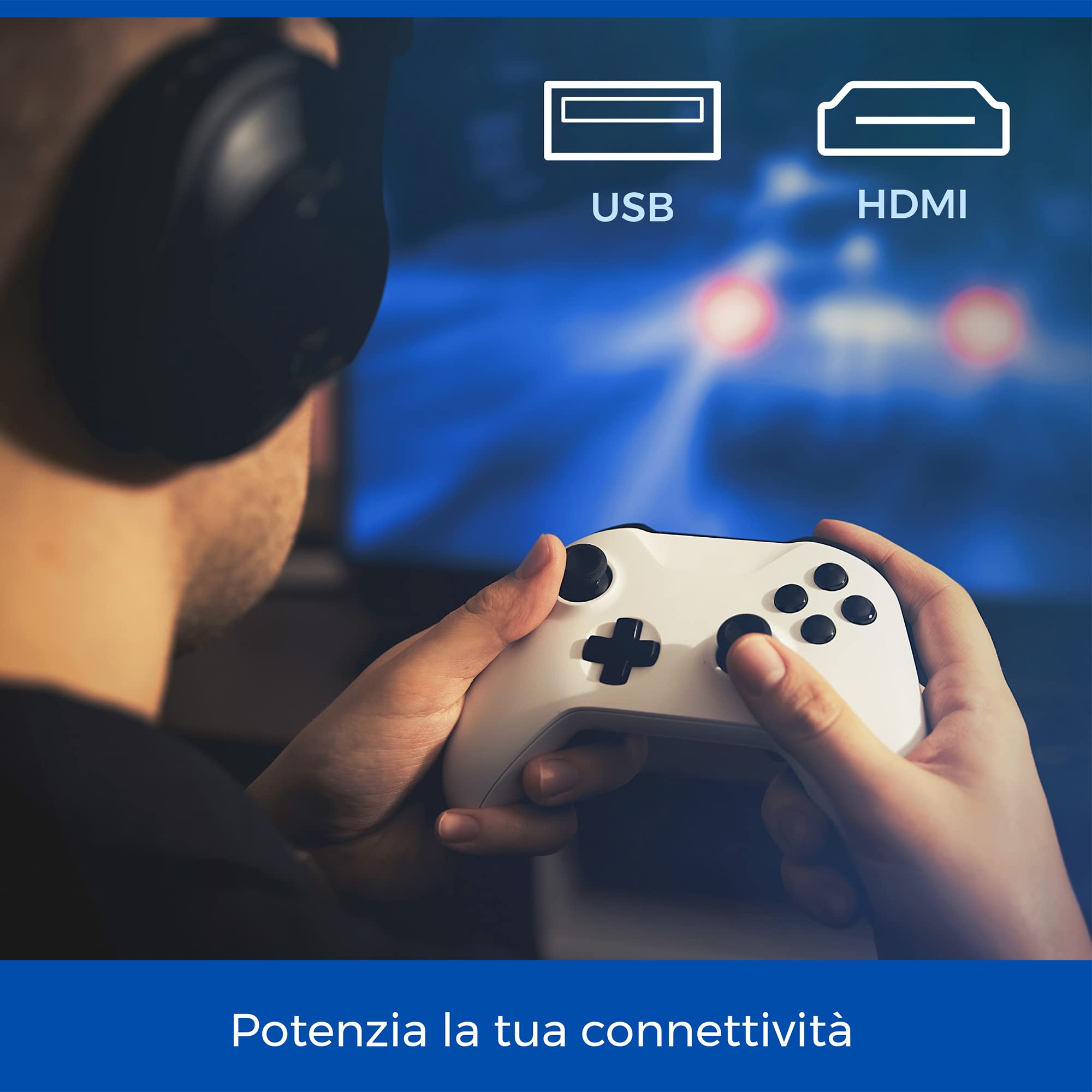 Cello C1624WS 16" Pollici, 230V, Smart TV, WEBOS di LG, TV LED Full HD, Triplo sintonizzatore DVB-T/T2-C-S/S2, HDMI USB, Bluetooth, Pitch Perfect, Disney+, Netflix, Prime Video [Classe energetica E]