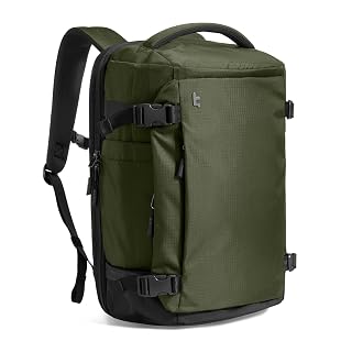 tomtoc 40L Reiserucksack, TSA-freundlicher Handgepäck Rucksack, Wasserdichter Rucksack Handgepäck Flugzeug, Leichter Business Laptop Rucksack Herren Damen für 17,3 Zoll, Großer Weekender-Tagesrucksack - Amazon product rated Grade A