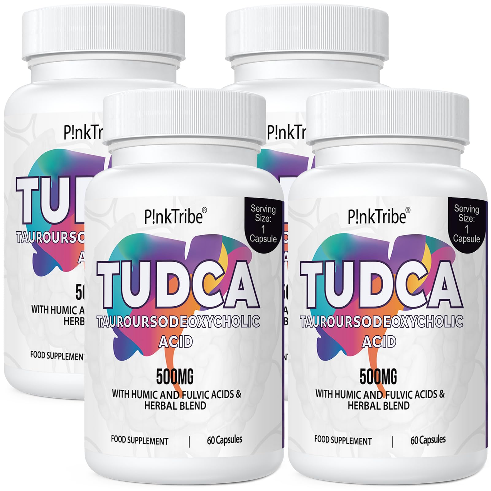 TUDCA 500 mg, Suplemento De Ácido Biliar, 240 Cápsulas (Ácido Tauroursodesoxicólico)