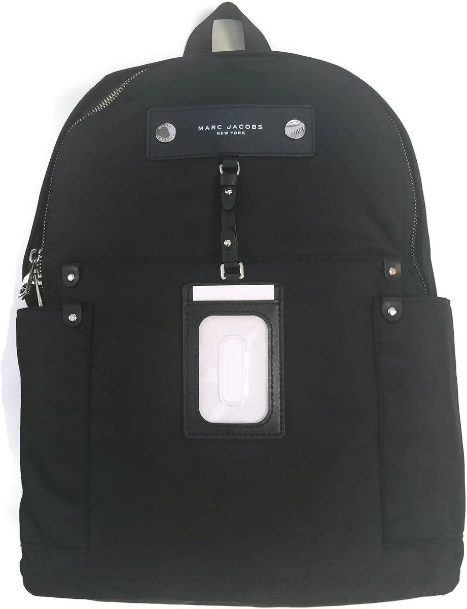 Nylon Backpack - Black, large