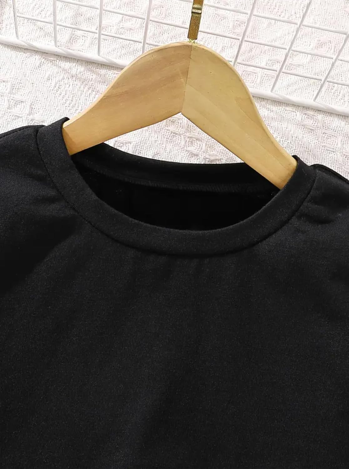 Girls Overalls Short Sleeve Top and Casual Wide Leg Jumpsuit 2 Pieces Outfits - Image 3