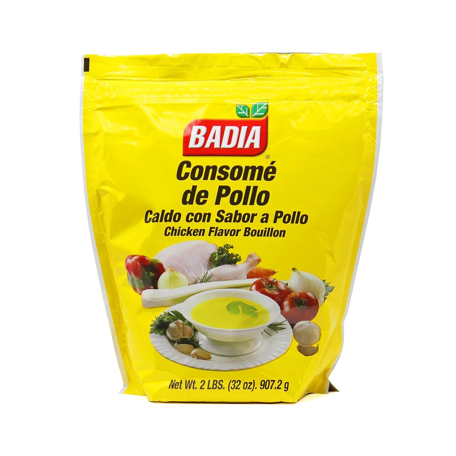 Badia Consome de Pollo, Caldo con Sabor a Pollo, 2 lbs