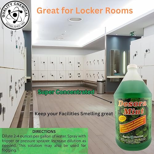 Miniatura 3 de Quality Chemical Desora Mint - Desodorante de fragancia y contraactivo del mal olor, eliminador de olores para el hogar, ideal para diluir en