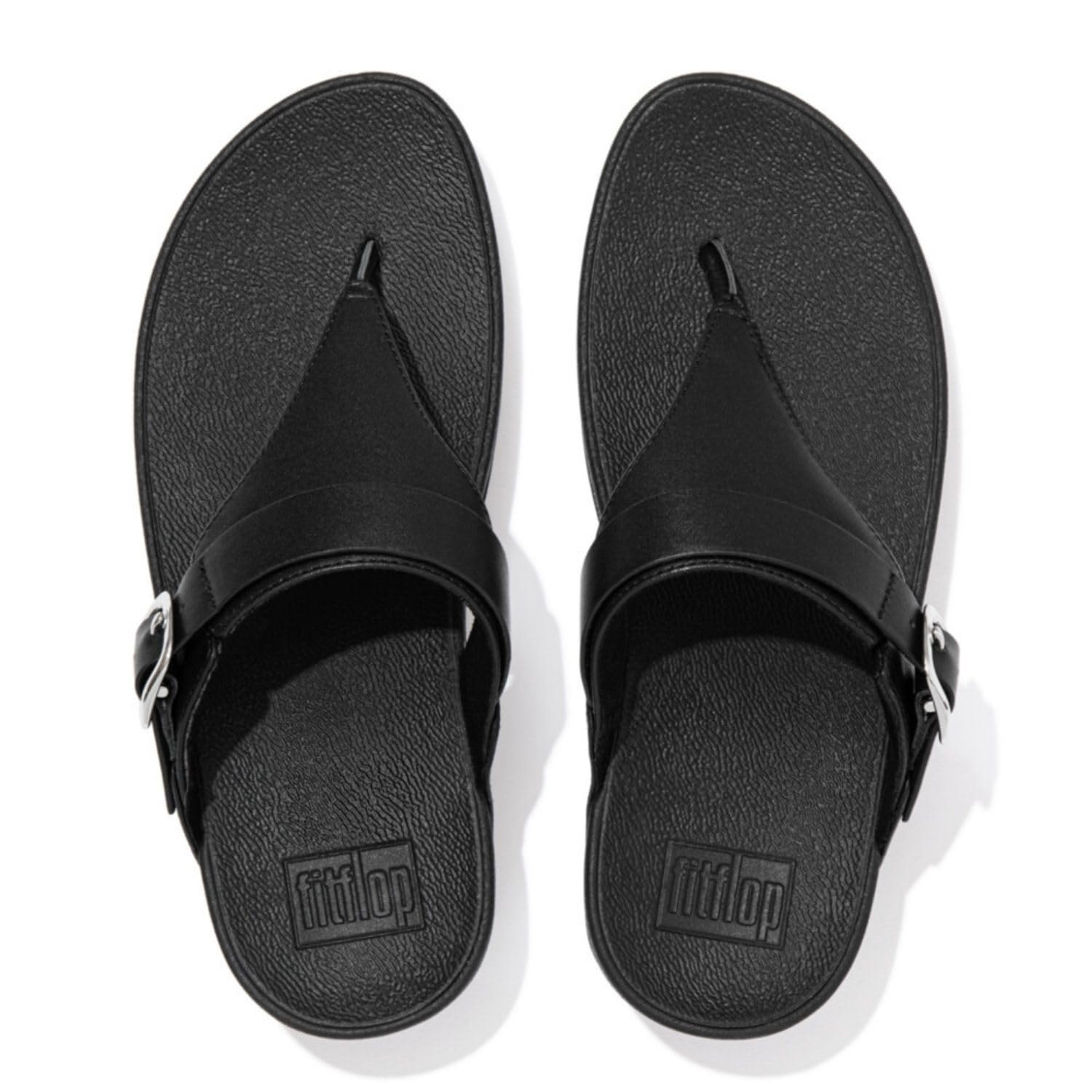 Fitflop Lulu Adjustable Leather Toe-post Sandals Sandalias con cuñaMujer
