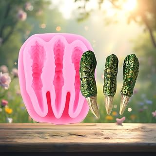 Dragon Silicone Fondant Molds Dinosaur Claws Cake Decorating Mold For Cupcake Topper Candy Chocolate Gum Paste Polymer Clay