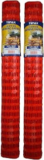 Tenax 2A060006 Guardian Economy Safety Fence, Orange, 4-Feet by 100-Feet (Pack of 2)