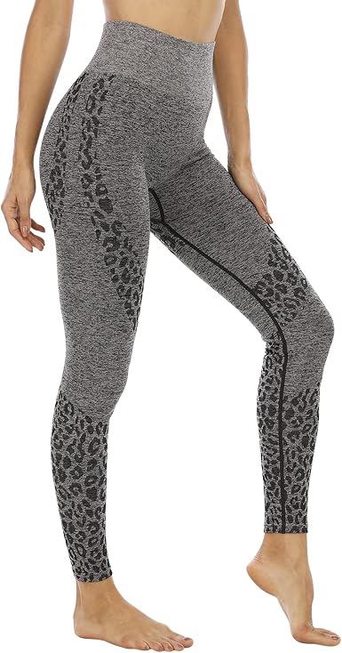 Amazon.com: Jodimitty Polainas de entrenamiento para mujer de cintura alta  con estampado de leopardo pantalones de yoga casual pantalones de chándal  de control de barriga Leggings de compresión : Ropa, Zapatos y