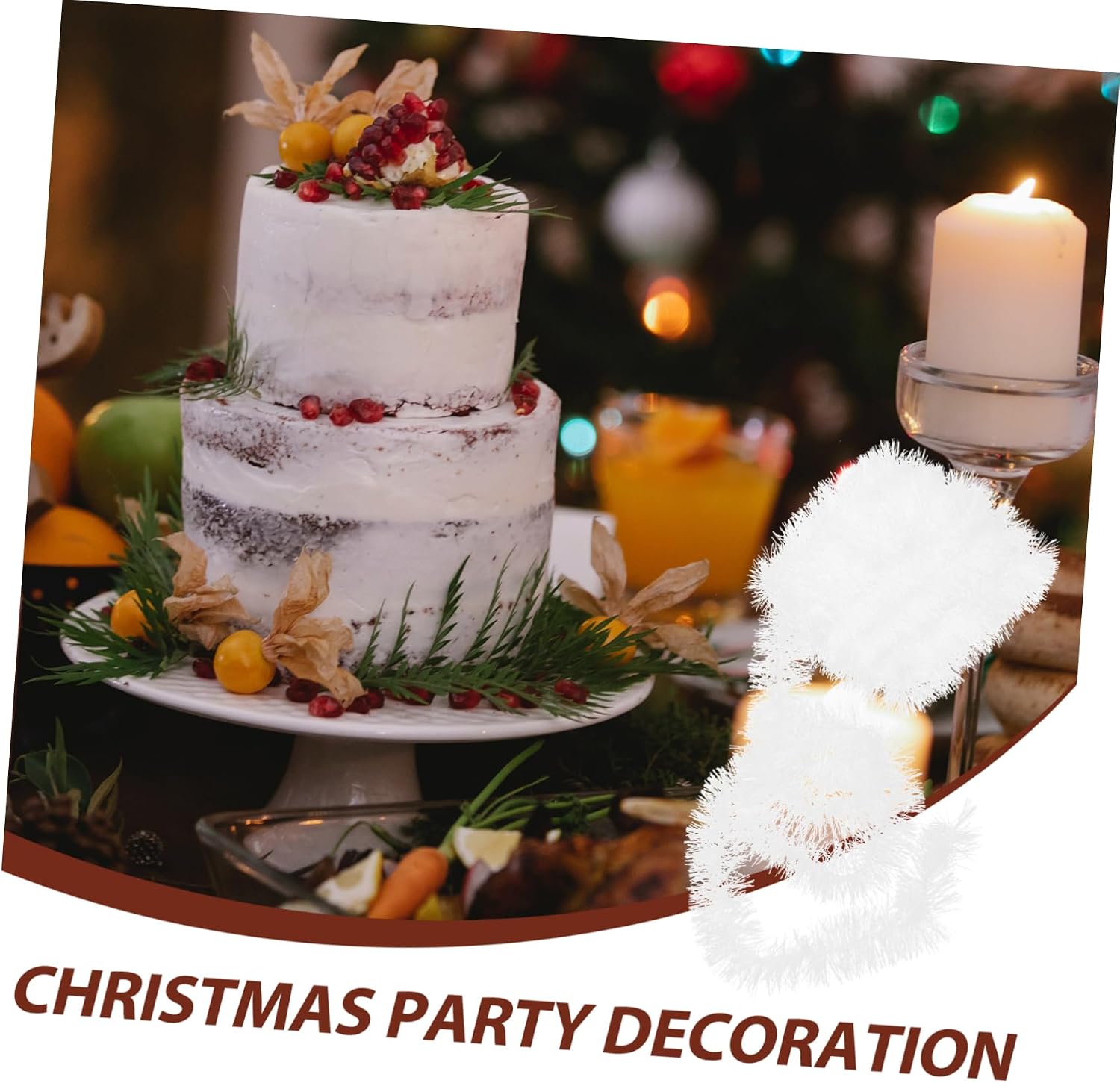 Artificial Garland Rattan String for Home Decor Wedding Party Decorations Versatile Xmas Holiday Decoration for Door Staircase Wall Hanging Wreaths