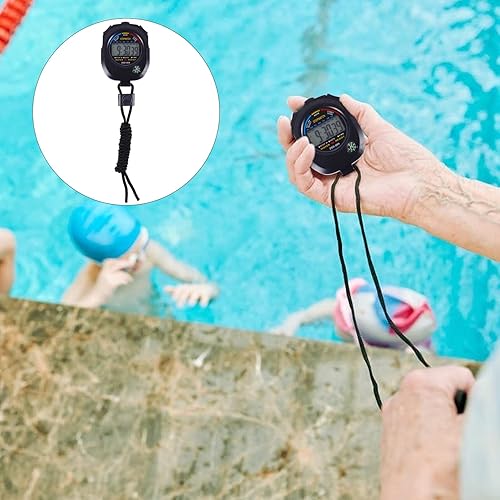 Miniatura 9 de Temporizador de partidos multifunción cronómetro electrónico para juegos deportivos, temporizador de entrenamiento ligero con pantalla LCD para