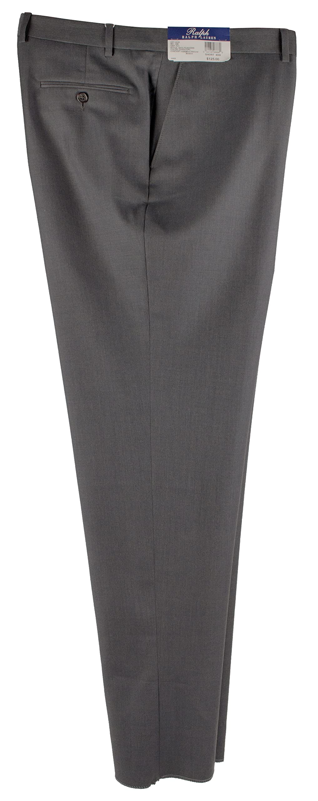 Ralph Mens Wool Natural Stretch Flat Front Dress Pants-C-42W