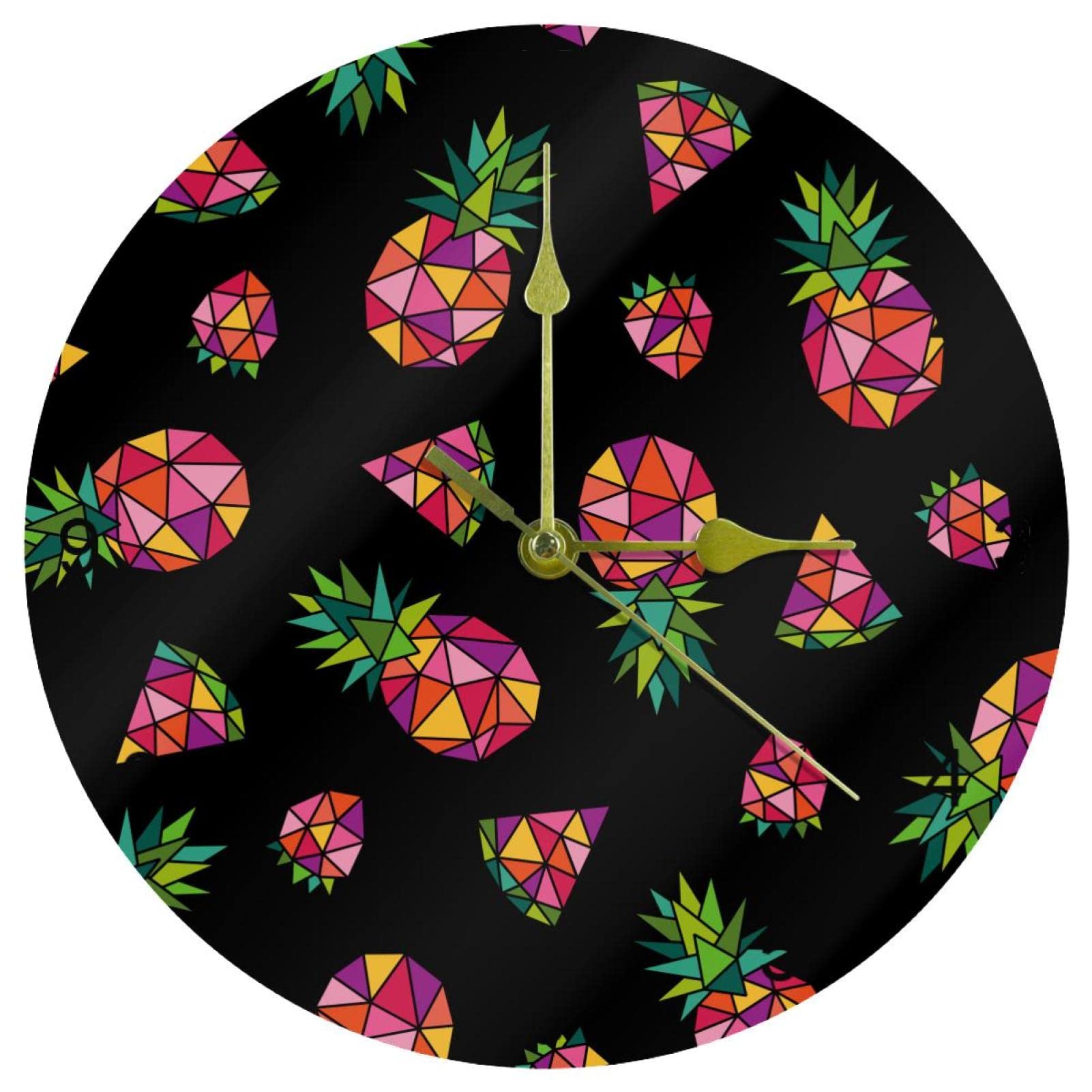 Horloge murale facile à lire et silencieuse pour cuisine et salon