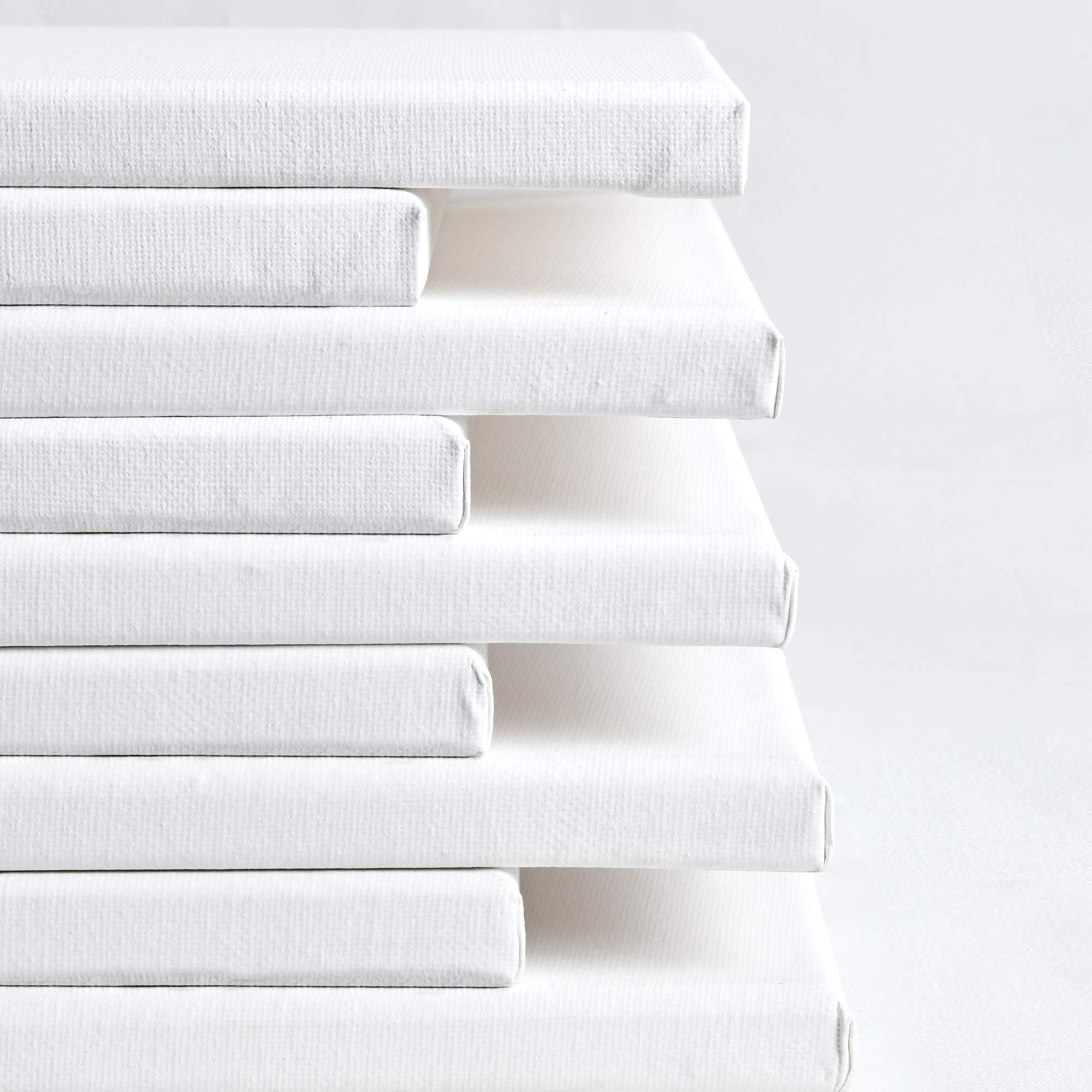 Artnapi Set Di 3 Tele Da Pittura 40x50 Cm – Tela In Cotone 100% – Già Preparata, 280 G/m² – Per Acrilico, Olio, Acquerello