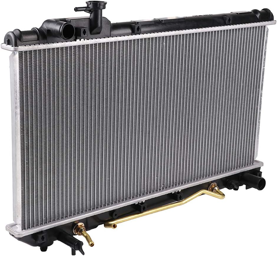 OCPTY 1859 Engine Coolant Radiator Compatible with 1996-1997 for Toyota RAV4 2.0L,Replace# 1859, 1860, CU1859, 8011859, 164007A111, 164007A121, 164007A122 Automotive Aluminum Core Radiator Assembly
