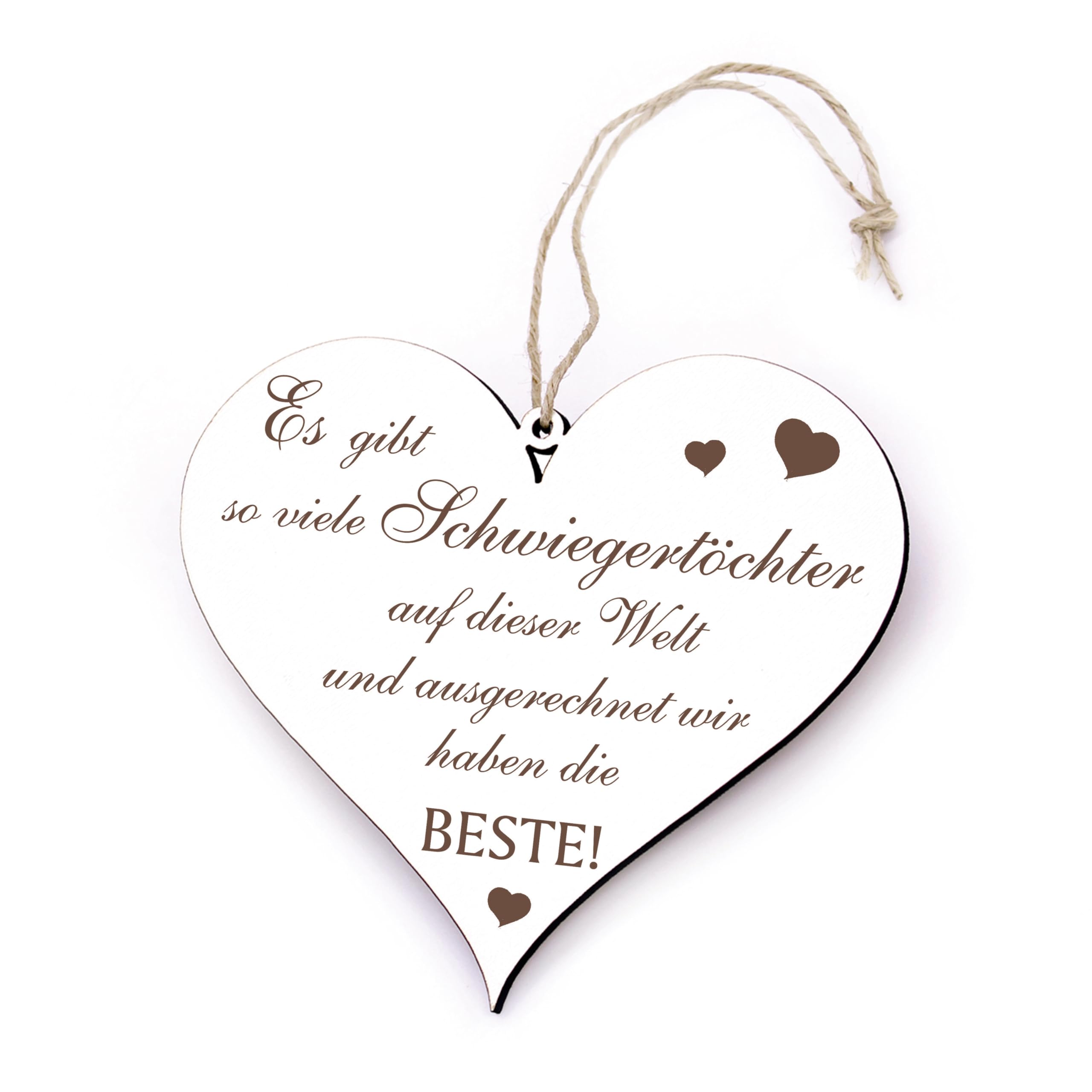 Edelstahl-Geschenkkarte Für Schwiegertochter – Personalisierte Laser-Gravur, 8,5x5,4 Cm