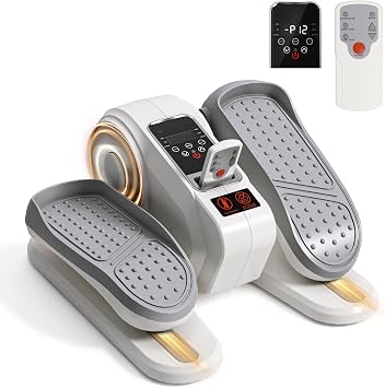 Under Desk Elliptical Machine for Seniors Compact, Quiet & Portable Mini Leg Pedal Exerciser with Adjustable Speed and LED Display for Home and Office Workouts