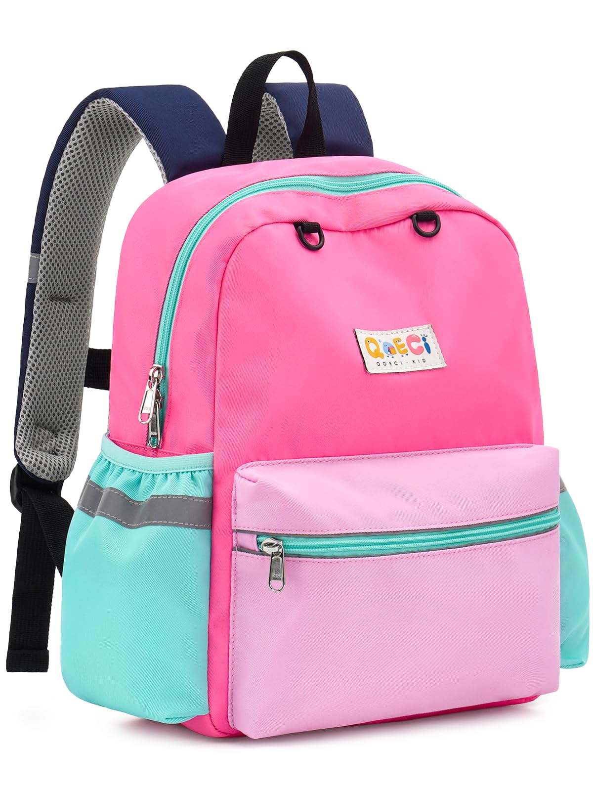 QOECI Toddler Backpack for Boys Girls 2-5, Kids Preschool Backpack, 13inch Little Kids Backpack Daycare School Bookbag for Kindergarten Elementary