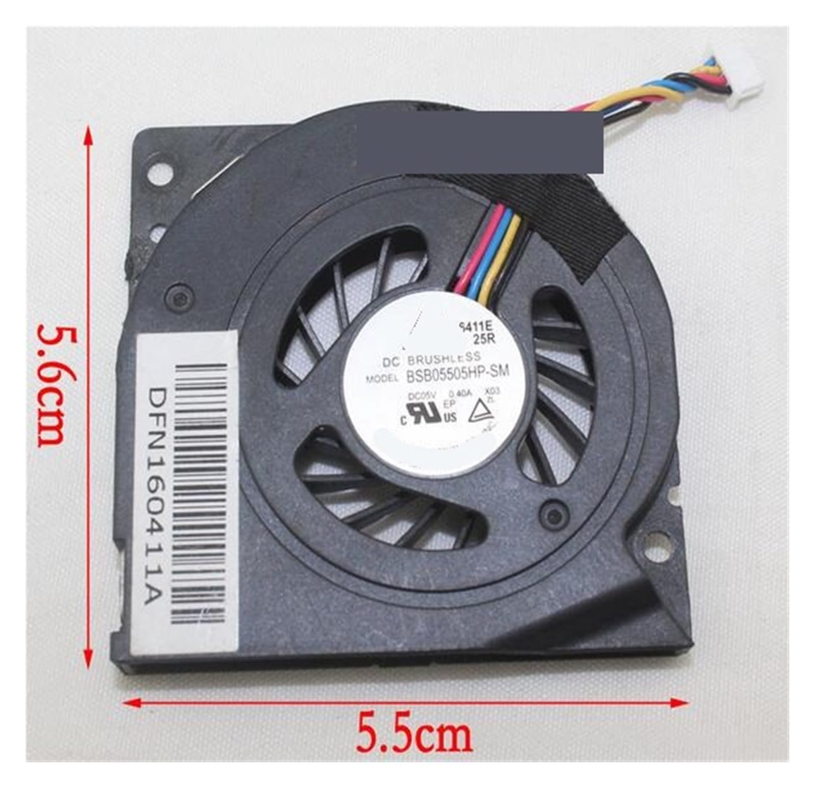 Bsb05505hp 5V 0.40A wentylator chłodzący 31046304 płyta główna 4 przewody