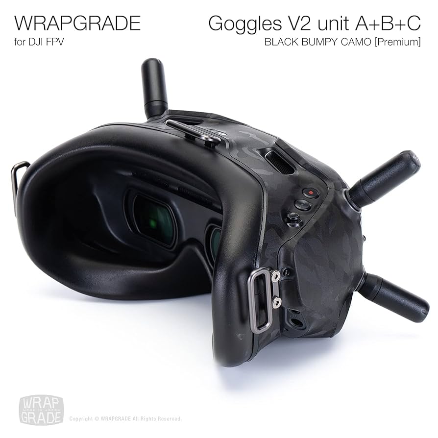 Amazon.com: WRAPGRADE Skin Compatible with DJI FPV | Goggles