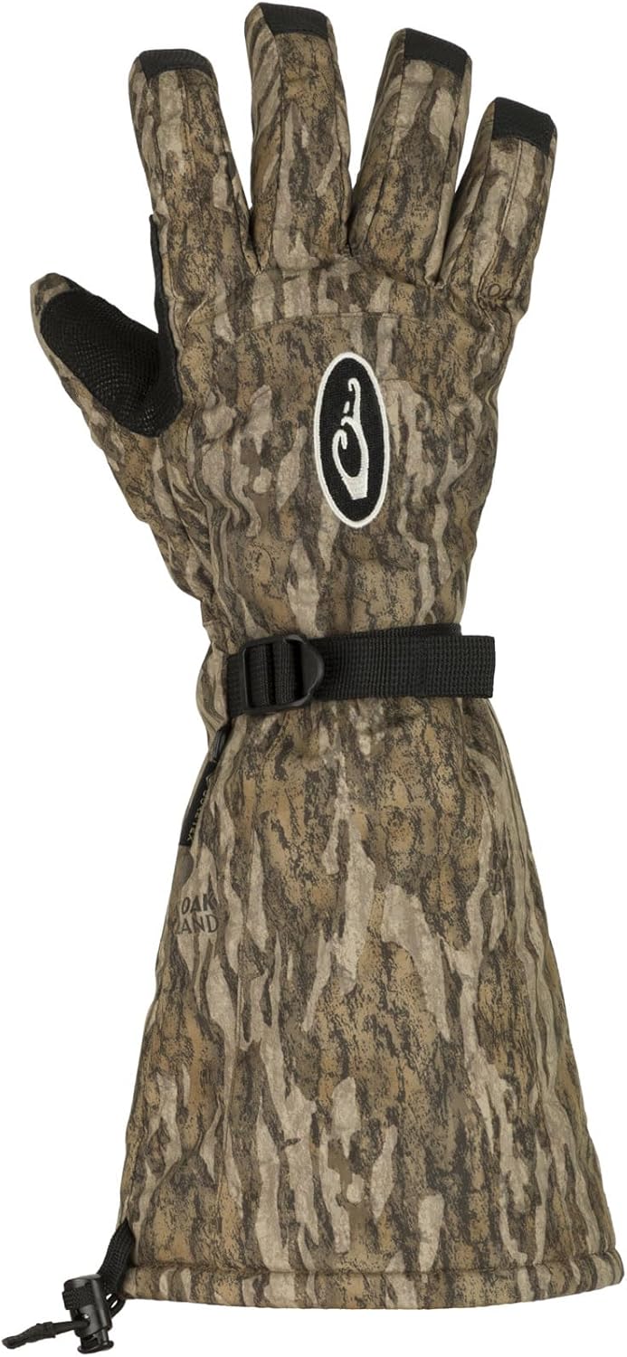 Drake Waterfowl Men's MST Refuge HS Gore-TEX Waterproof Breathable Double Duty Outdoor Hunting Gauntlet-Style Decoy Gloves