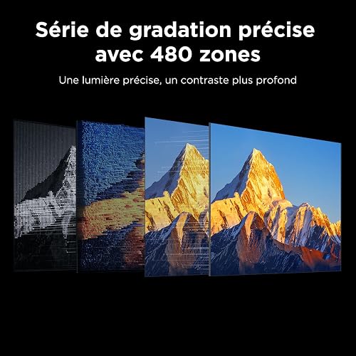TCL 55Q7D Pro 55” SQD-Mini LED TV, 4K HDR 2000 nits, 480 Zones de Gradation, Google TV, Dolby Vision IQ & Atmos, 2.1 Onkyo, 144Hz, Apple AirPlay 2 & Alexa - 6