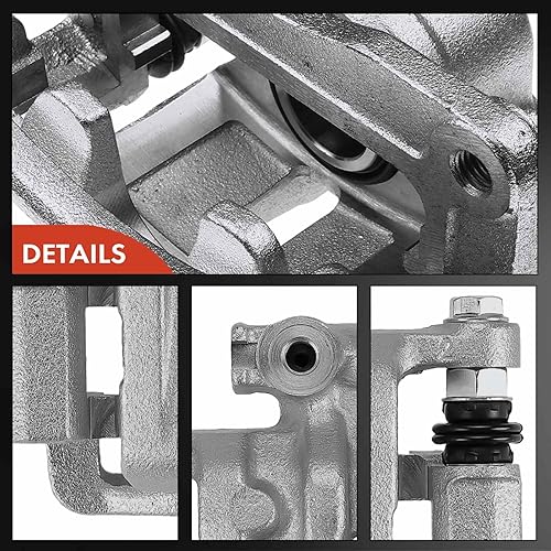 Miniatura 13 de A-Premium Conjunto de pinza de freno de disco con soporte compatible con los modelos GMC, Pontiac, Saturn y Chevy - Captiva Sport 2012-2015, Equinox