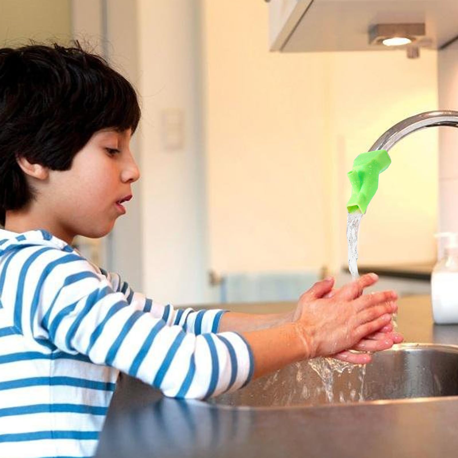 Extension Robinet Enfant, 6 Pcs BéBé Rallonges De Robinet, Rallonges De Robinet En Silicone De Qualité Alimentaire, Pour Enfants Pour Salle De Bain Cuisine Laver Les Mains Et Le Visage
