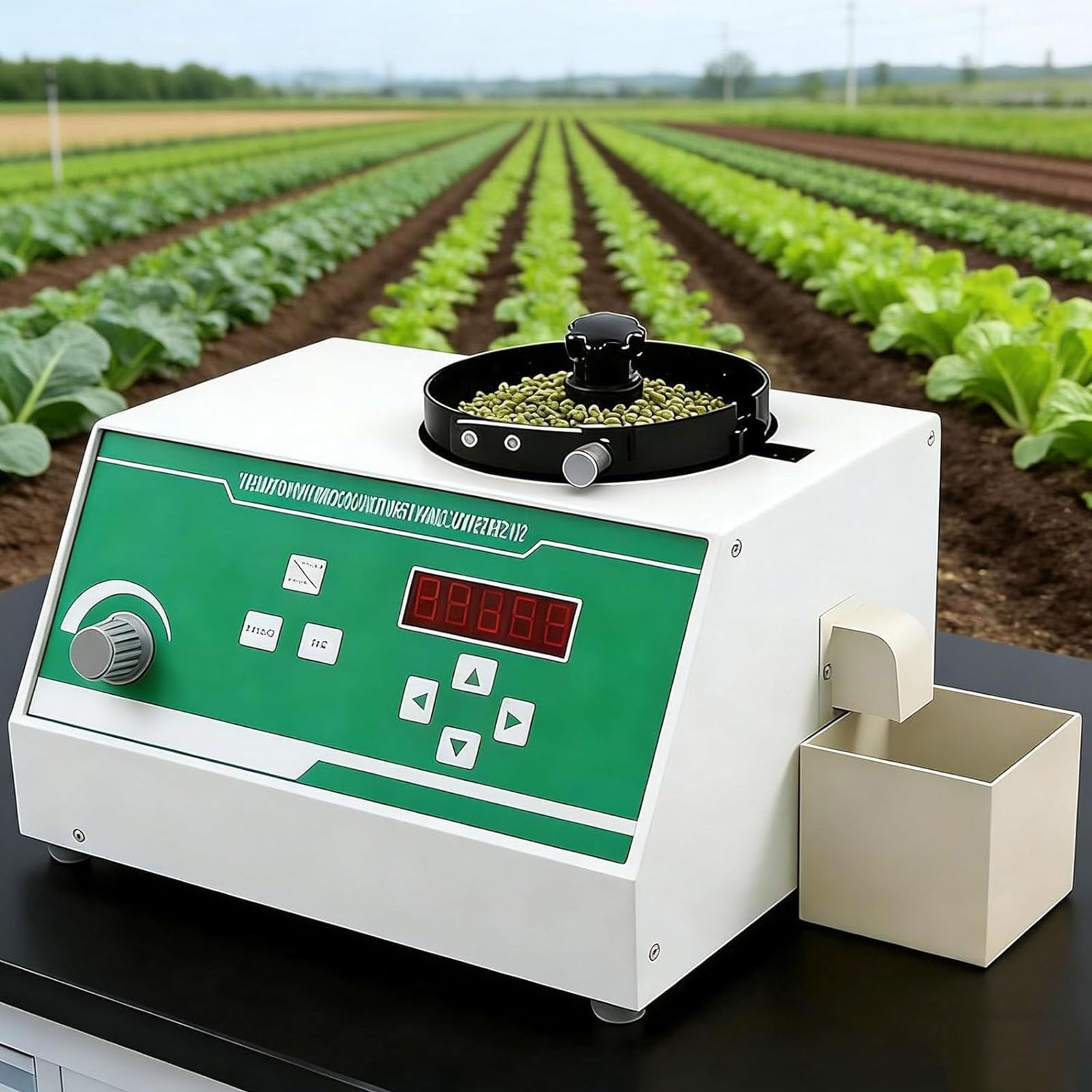 Automatyczna maszyna do liczenia nasion do użytku w gospodarstwie, elektryczne urządzenie do liczenia nasion do ryżu, pszenicy, sorgo - regulowana regulacja prędkości, zakres liczenia 1-99999